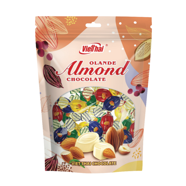 Kẹo Socola Hạnh Nhân Trắng Olande 350g