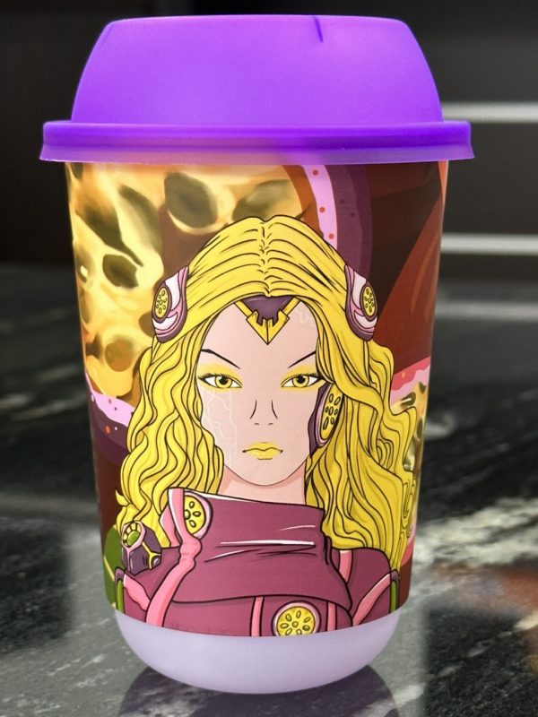 Nước Hoa Quả Thạch Dừa Hương Chanh Dây 450ml