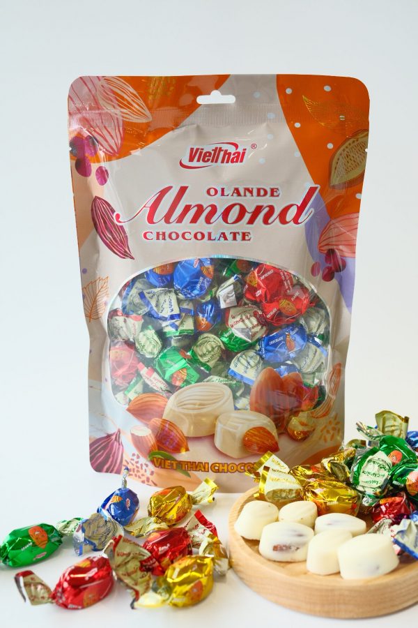 Kẹo Socola Hạnh Nhân Trắng Olande 350g