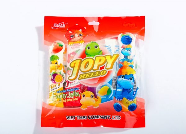 Kẹo Thạch Jopy Cây Nhỡ Bổ Sung Prebiotics 400g