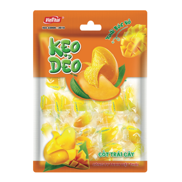 Kẹo Dẻo Cốt Trái Cây Bóc Bỏ – Xoài Xanh 1kg