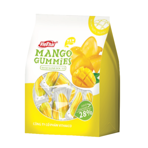 Kẹo Dẻo Cốt Trái Cây Bóc Vỏ – Xoài Chín 270g